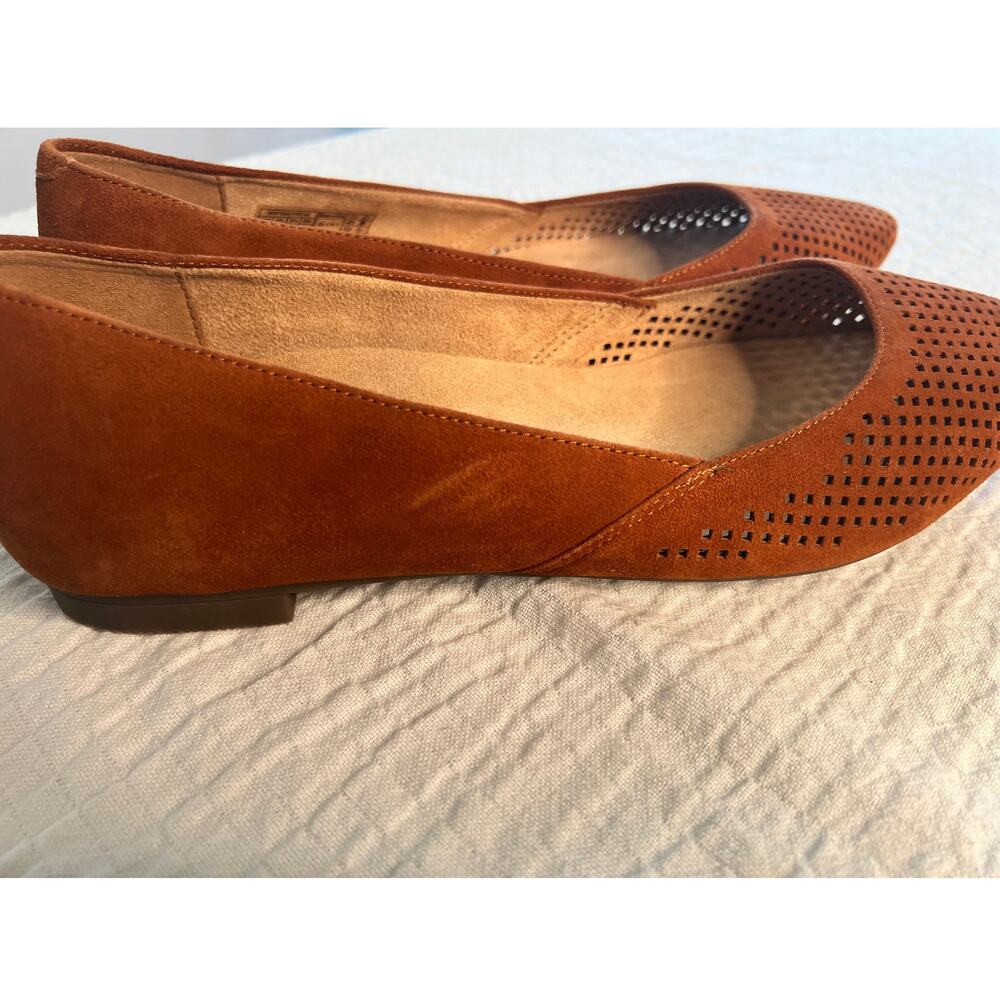 Vionic Wome’s pointed toe flats brown suede size 10 - Picture 5 of 6